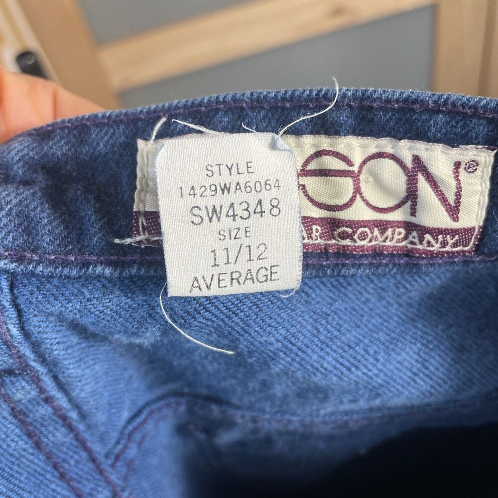 Vintage Sasson High Rise Mom Jeans Dark Wash 11/12 90s Y2K Straight Leg Denim - Picture 11 of 11